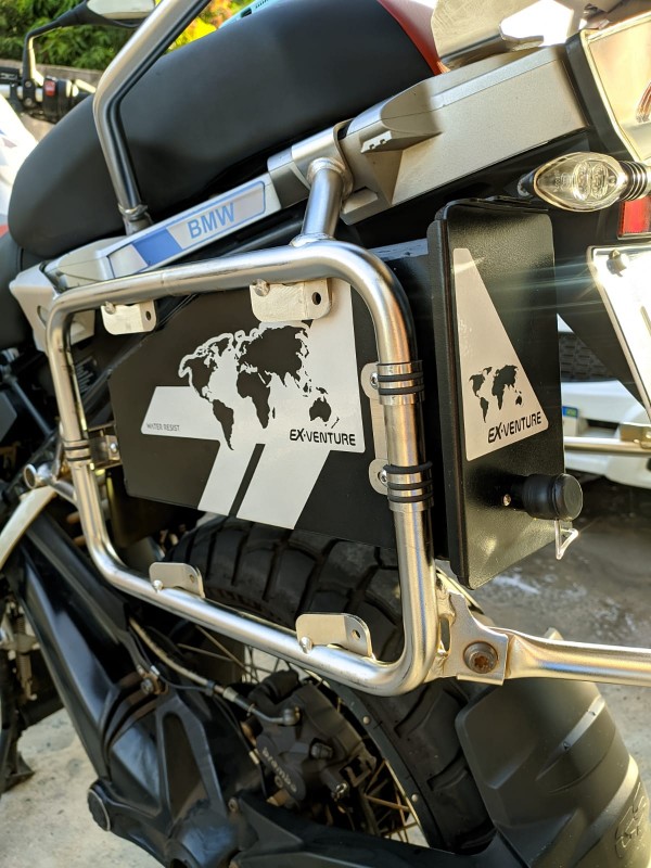 BMW R1200/1250 GSA - Kit com2 caixas de ferramentas em aluminio